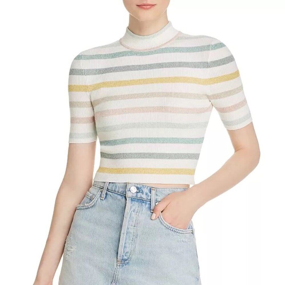 RONNY KOBO Ellenwe Striped Top